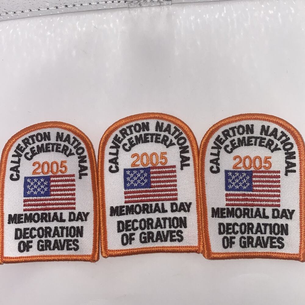 BSA Vintage 2005 Calvert on National Cemetery Decoration Of Graves Patch New